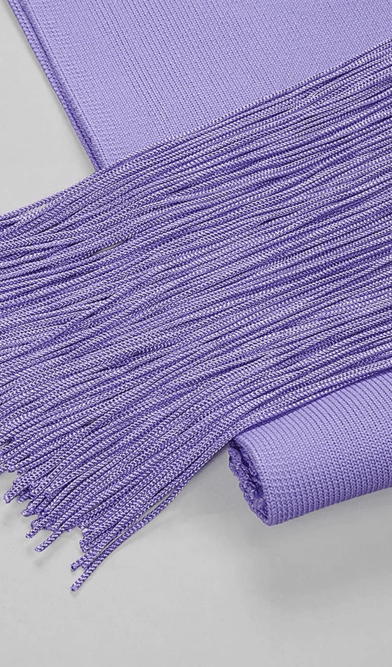 TASSEL MINI DRESSIN PURPLE Dresses styleofcb 