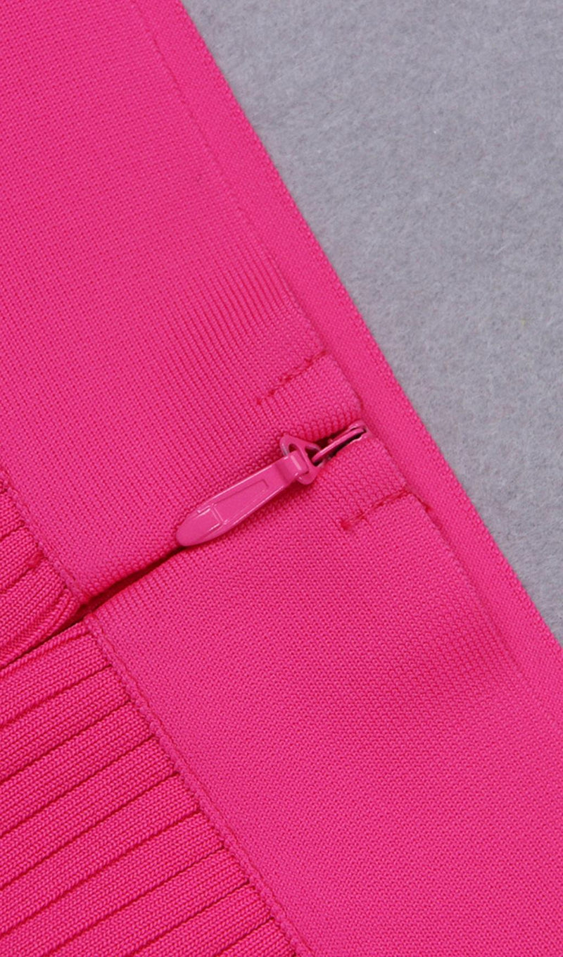 TWO PIECE SET KNIT MINI DRESS IN PINK Dresses styleofcb 