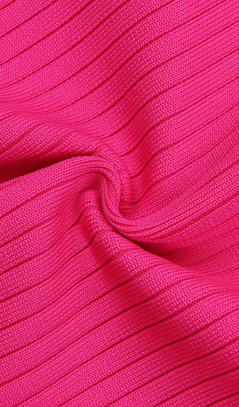 TWO PIECE SET KNIT MINI DRESS IN PINK Dresses styleofcb 