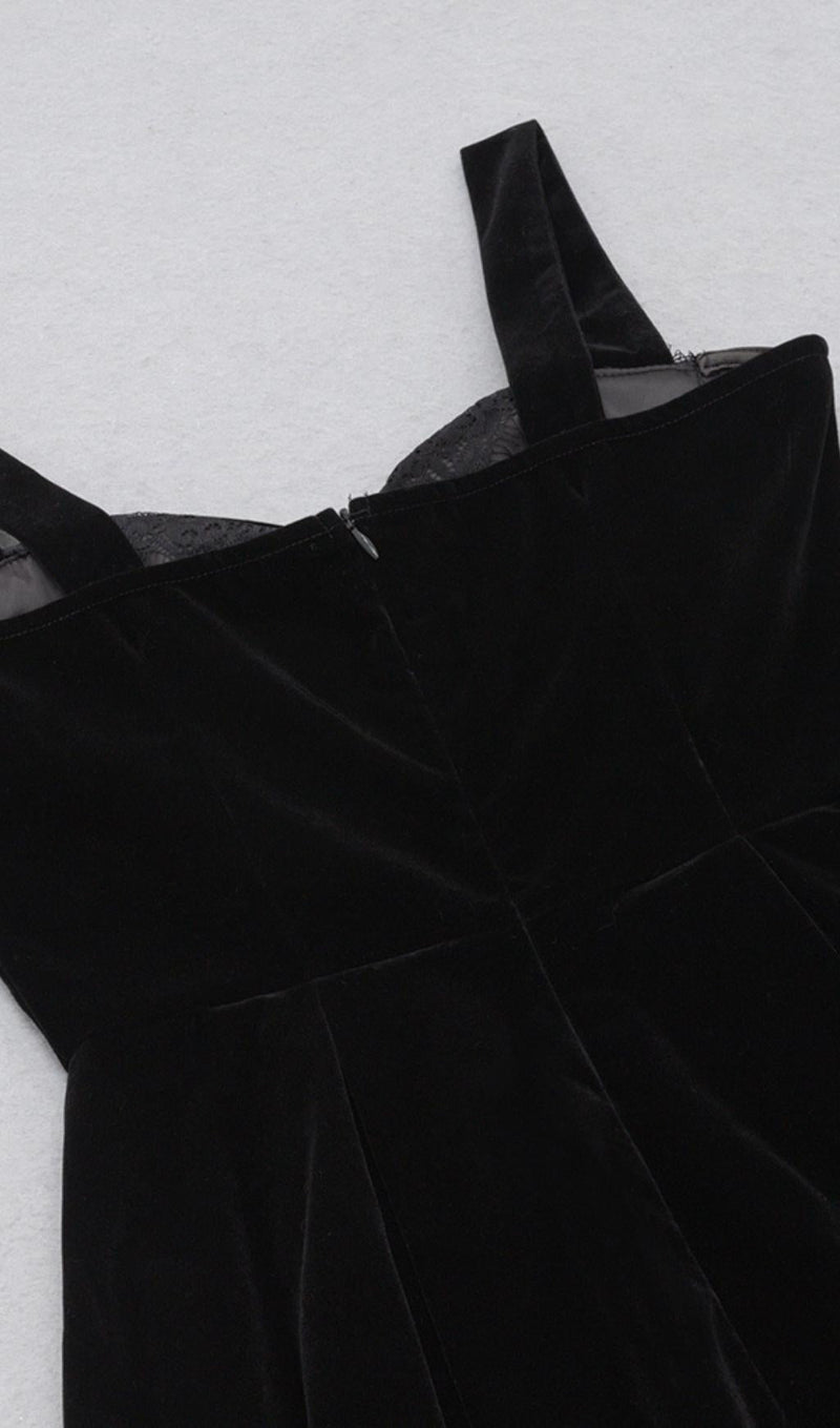 VELVET Type A DRESS IN BLACK Dresses styleofcb 