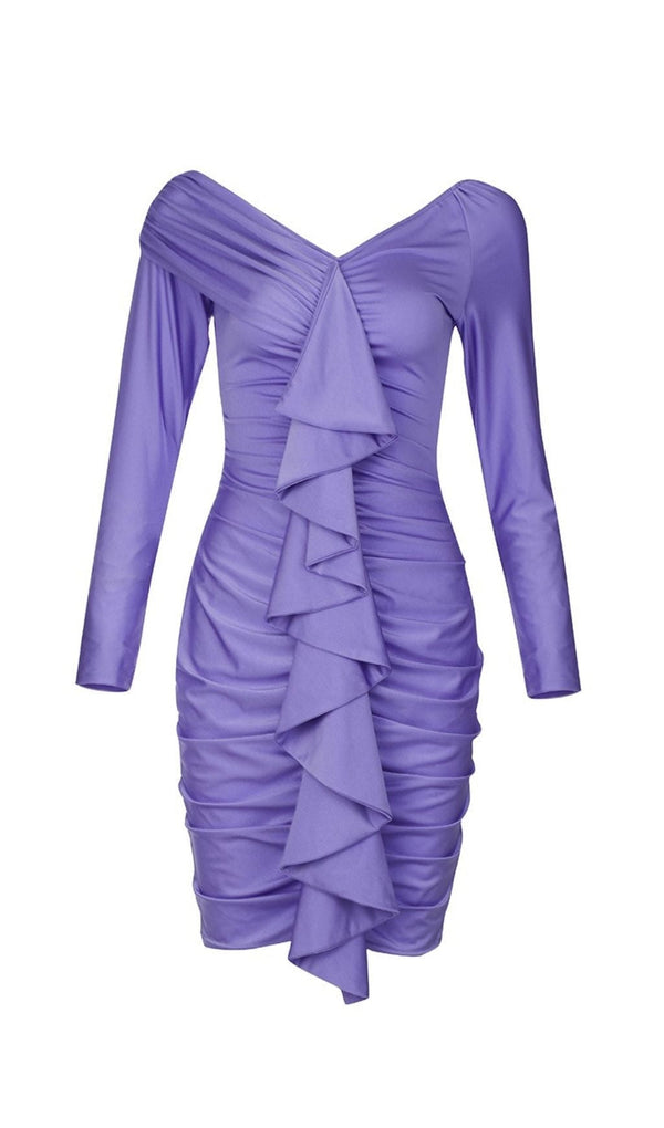 VIOLET RUCHED MINI DRESS Dresses styleofcb 
