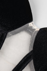 VELVET ONE SHOULDER STRAPLESS MESH MAXI DRESS Gowns styleofcb 