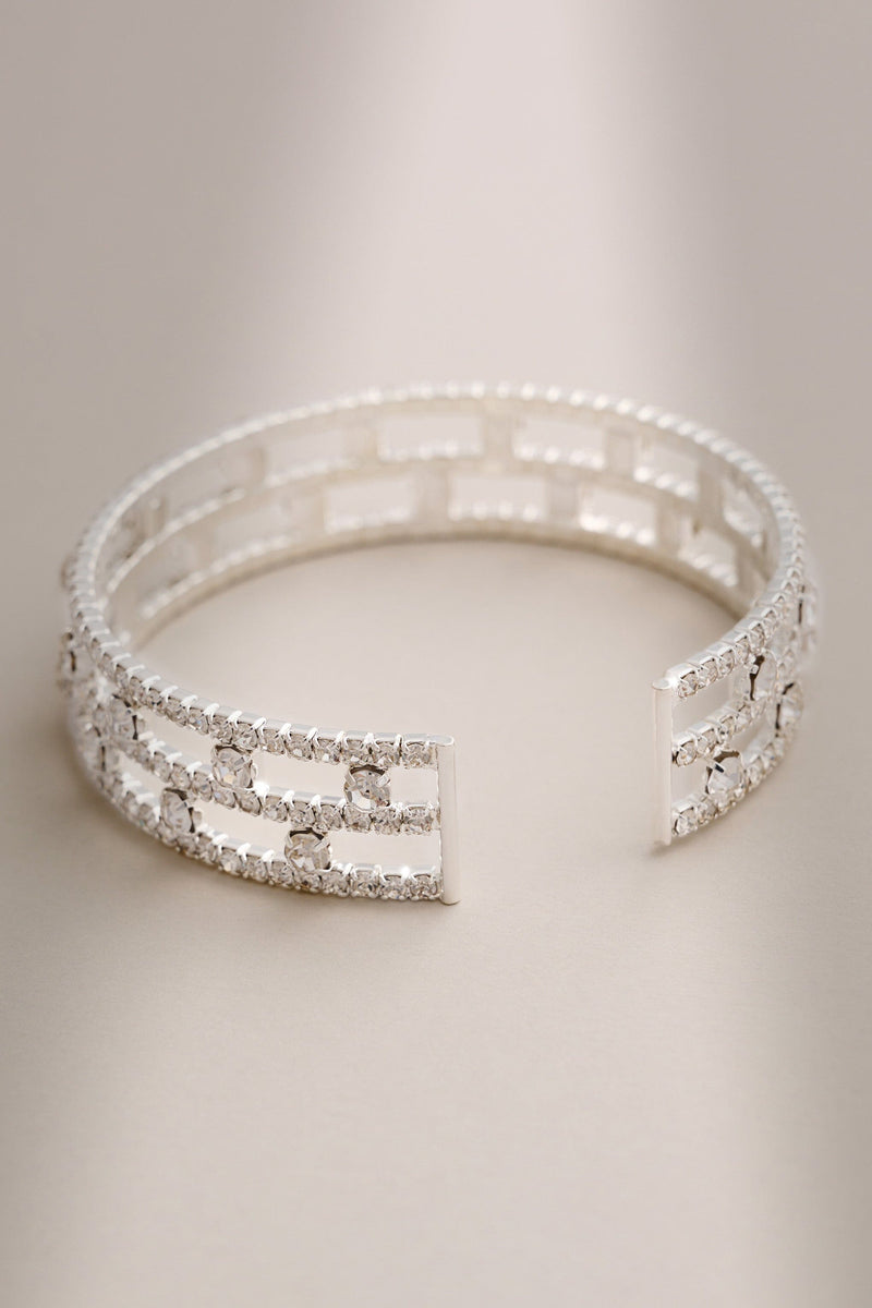 SILVER DIAMANTE BRACELET JEWELLERY styleofcb 