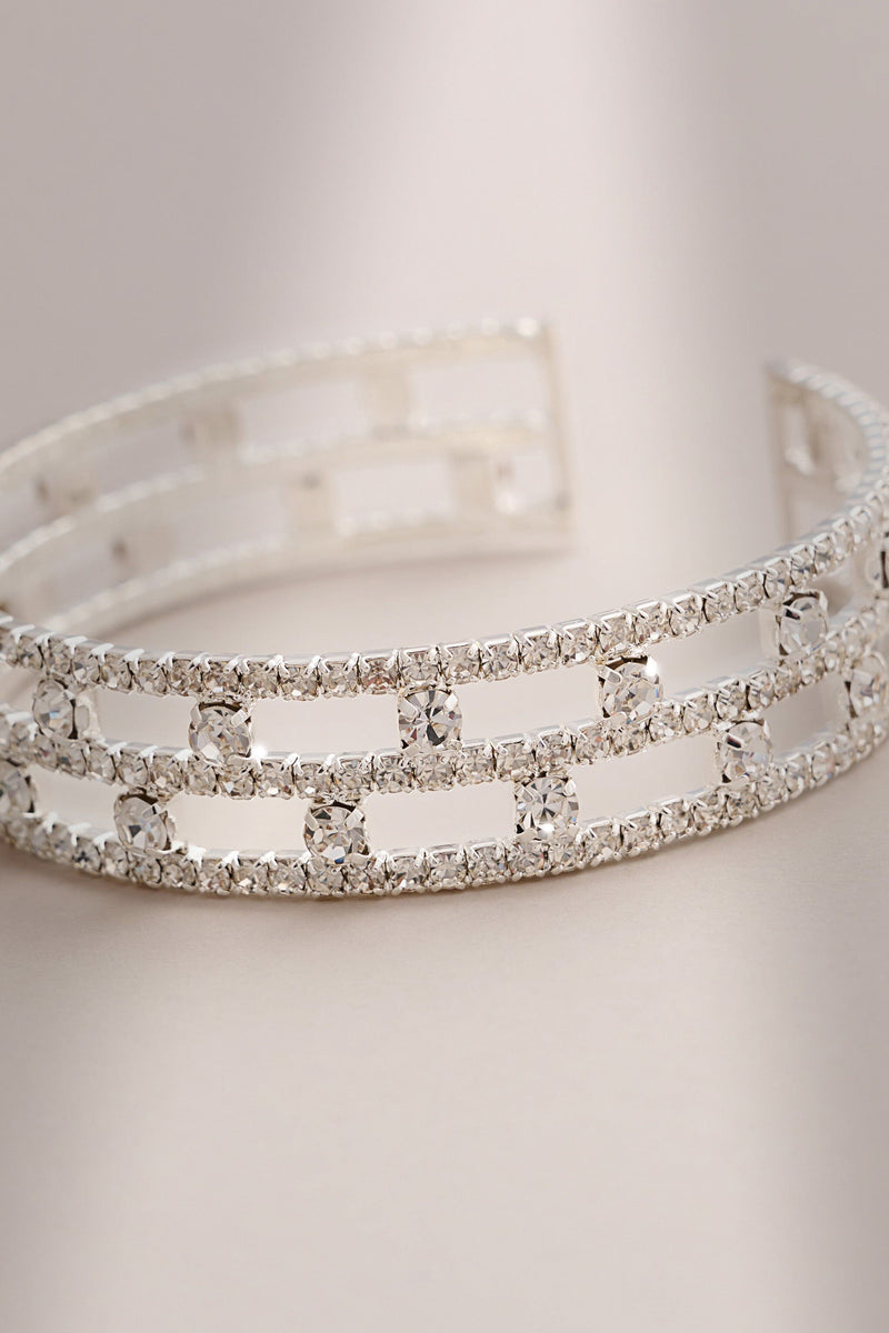 SILVER DIAMANTE BRACELET JEWELLERY styleofcb 