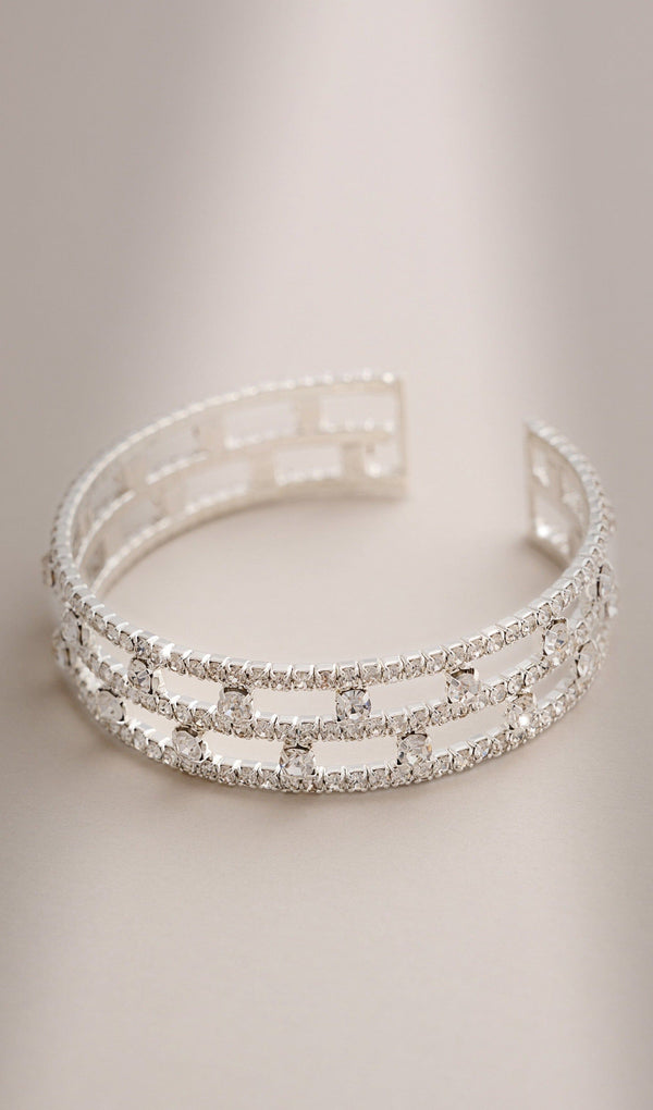 SILVER DIAMANTE BRACELET JEWELLERY styleofcb 