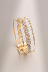 GOLD LAYERED DIAMANTE BRACELET JEWELLERY styleofcb 