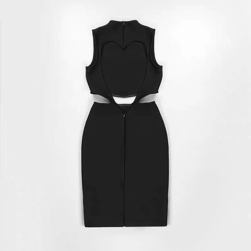 Yalia Backless Mini Bandage Dress Dresses styleofcb 