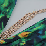 LONG SLEEVE MAXI DRESS IN GREEN styleofcb 