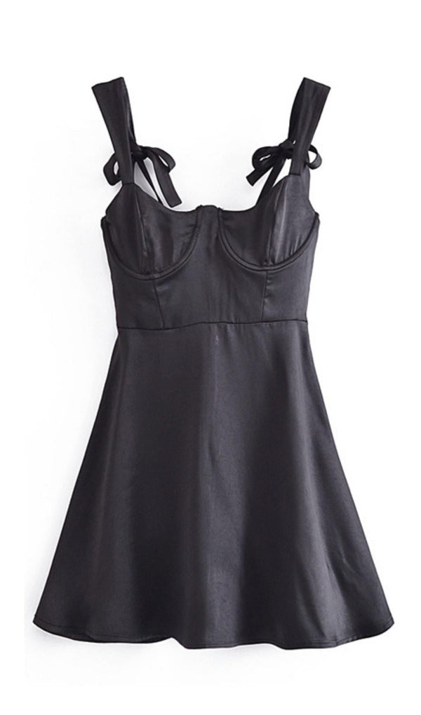 BANDAGE SLEEVELESS MINI DRESS IN BLACK styleofcb 