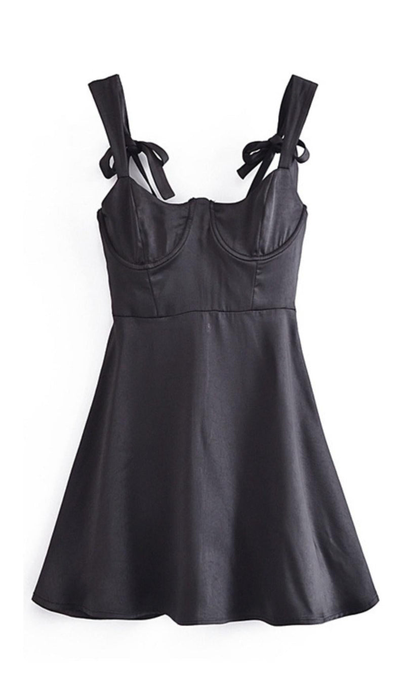 BANDAGE SLEEVELESS MINI DRESS IN BLACK styleofcb 