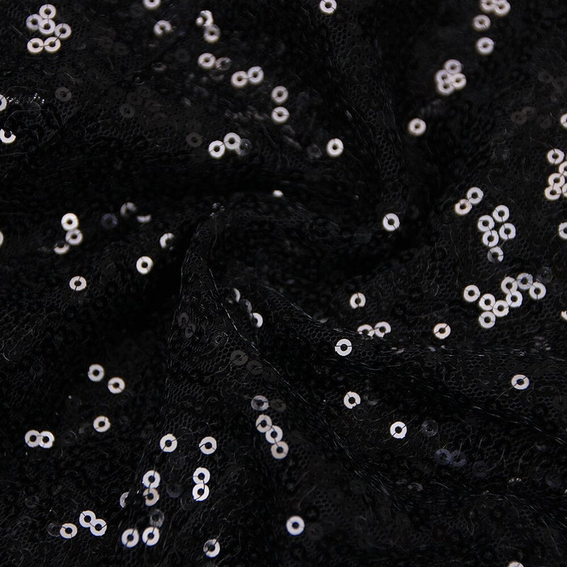BLACK SEQUIN FEATHER TRIM BLAZER DRESS Dresses styleofcb 