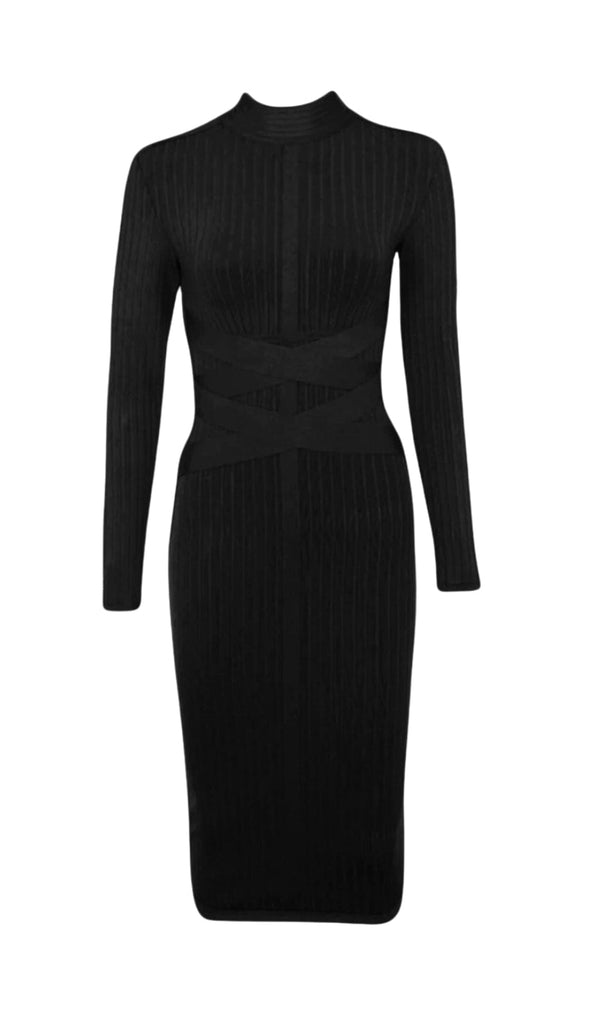 BLACK BANDAGE BASE DRESS styleofcb 