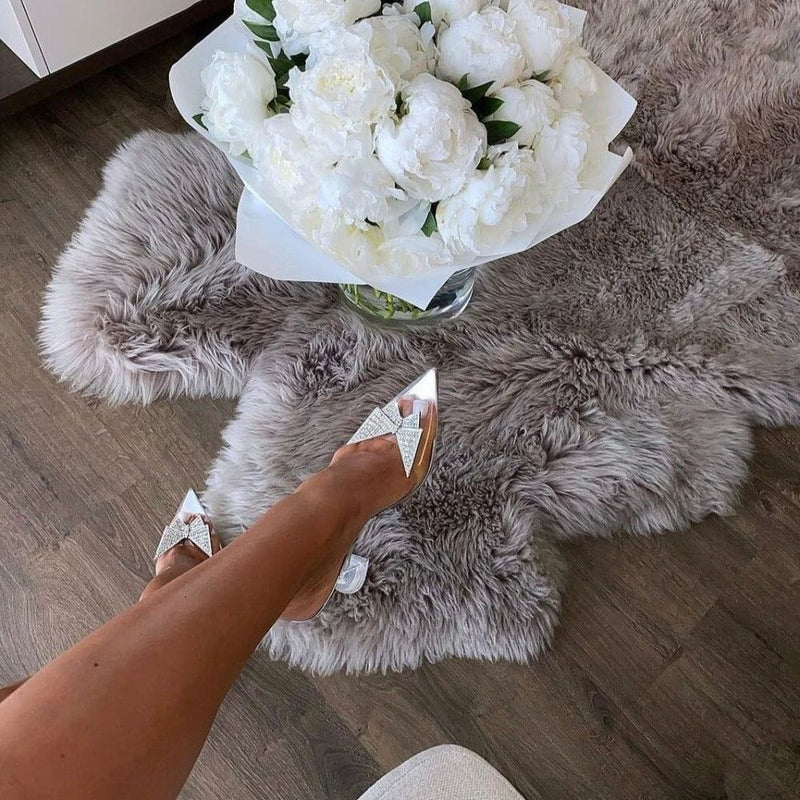 SECRET CRYSTAL BUTTERFLY BROOCH HEELS Shoes styleofcb 